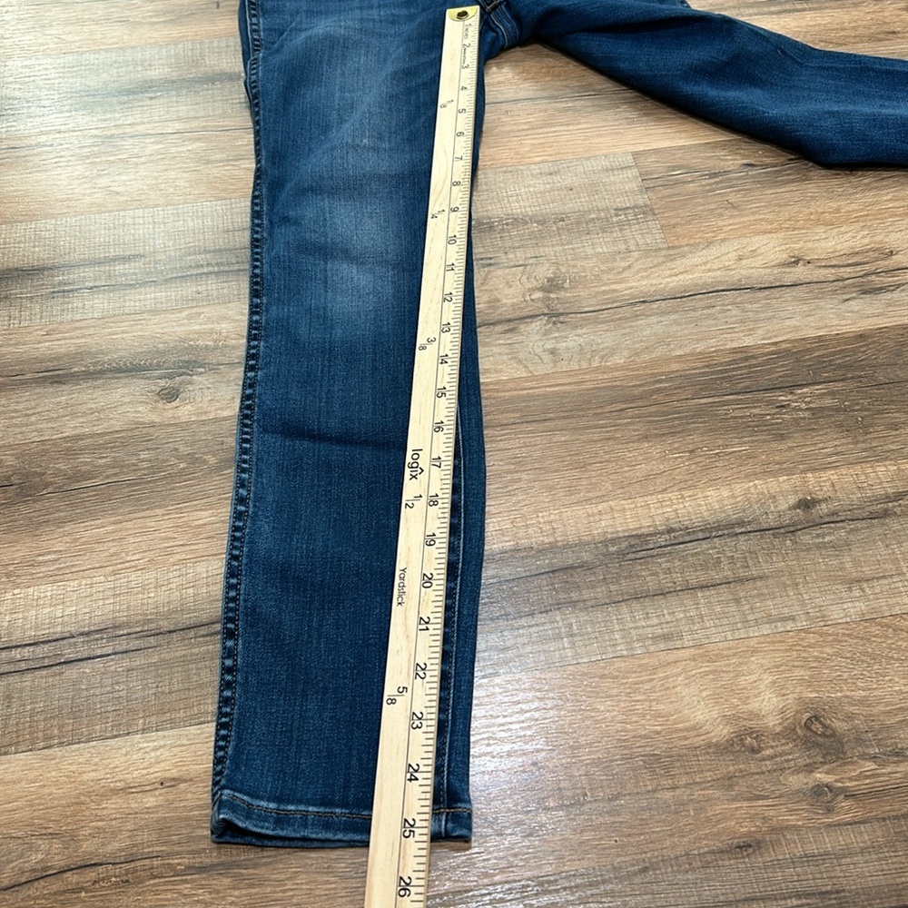 MADEWELL WOMENS 10” HIGH RISE SKINNY JEANS BLUE SZ 23 PETITE - Picture 8 of 12